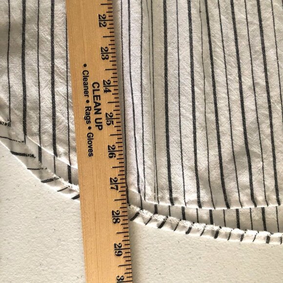 J. Roberts Size Large Off Shoulder 3/4 Tie Sleeve Flowy Boho Top - Picture 11 of 14